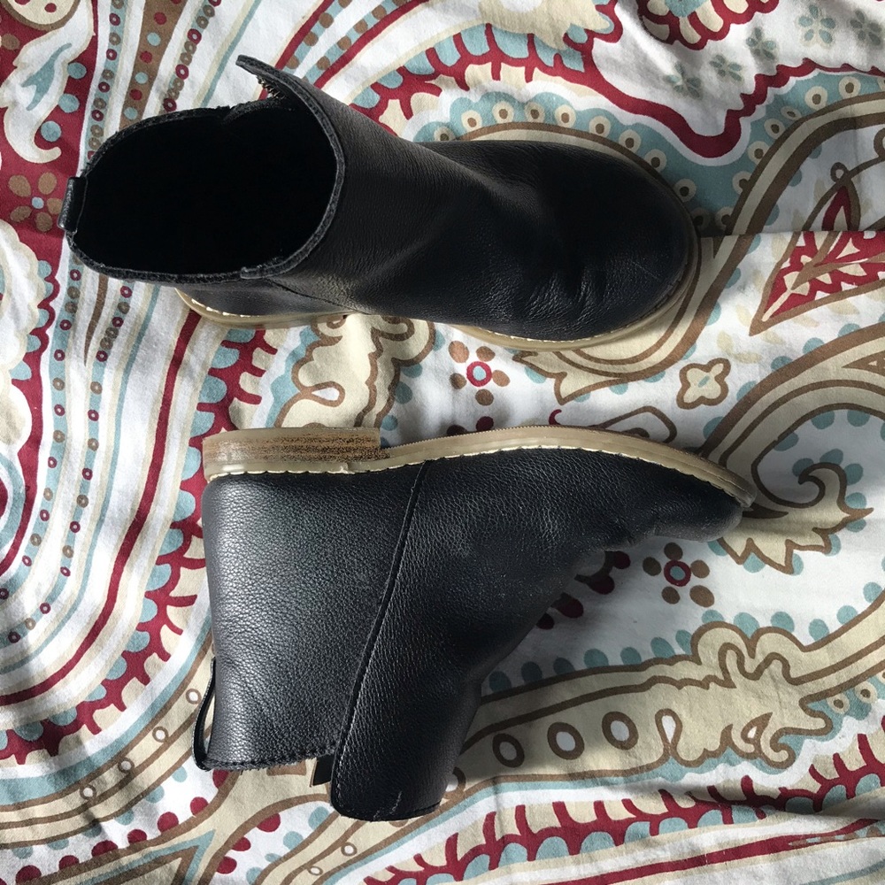 Black ankle boots